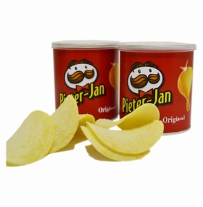Pringles met label