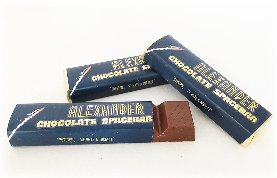 Chocolade met label