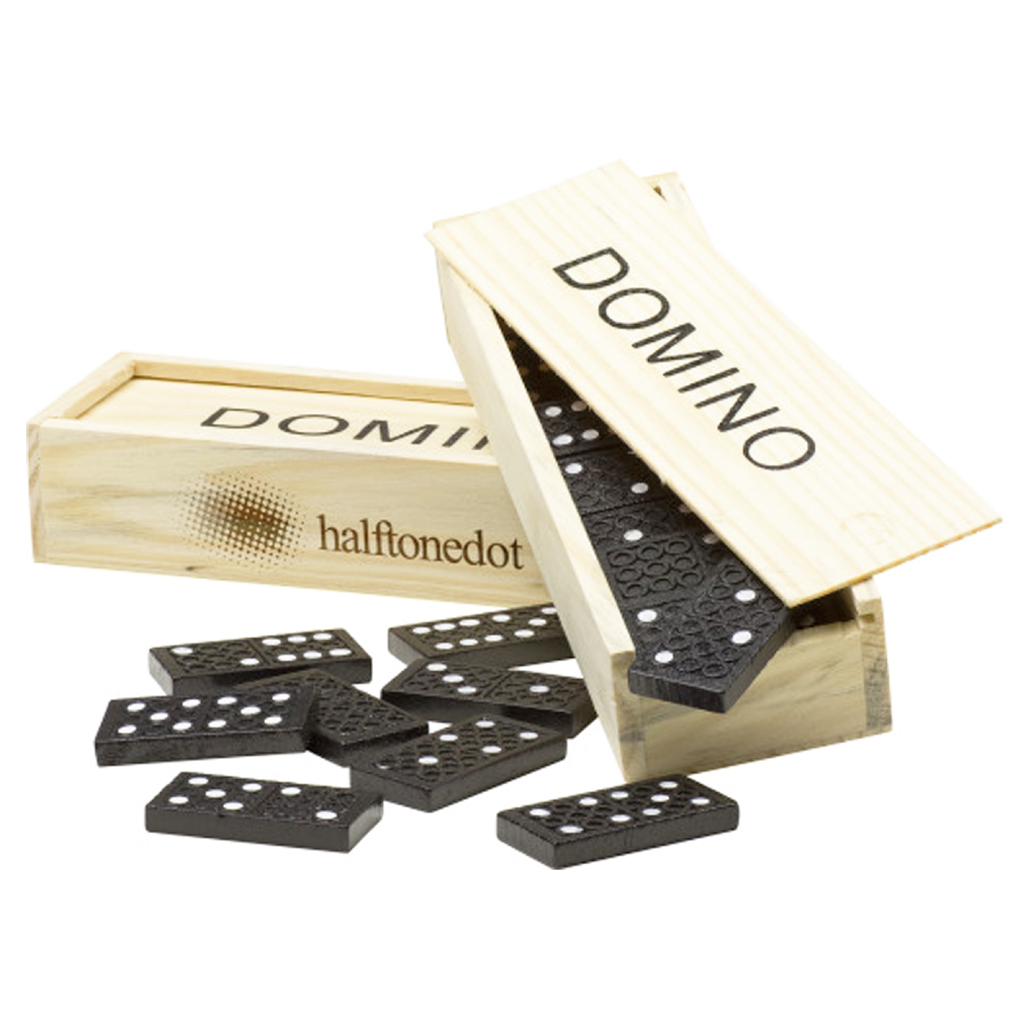 Houten dominospel