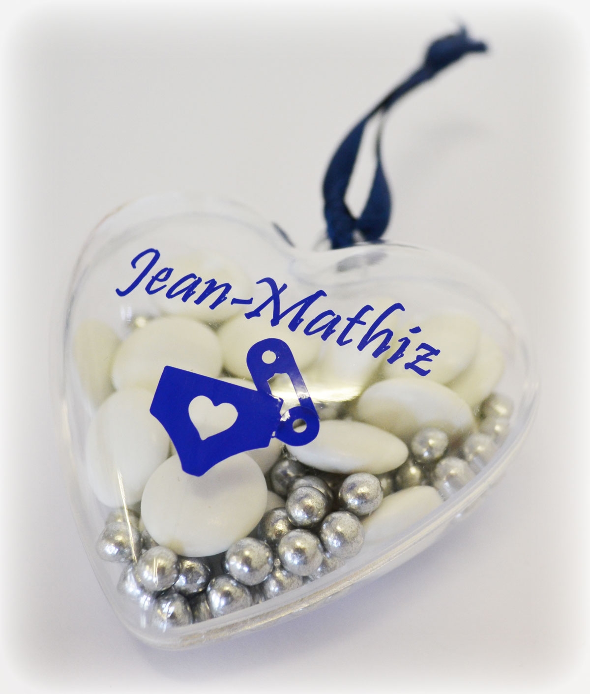 Plexi hartje met of zonder bedrukking