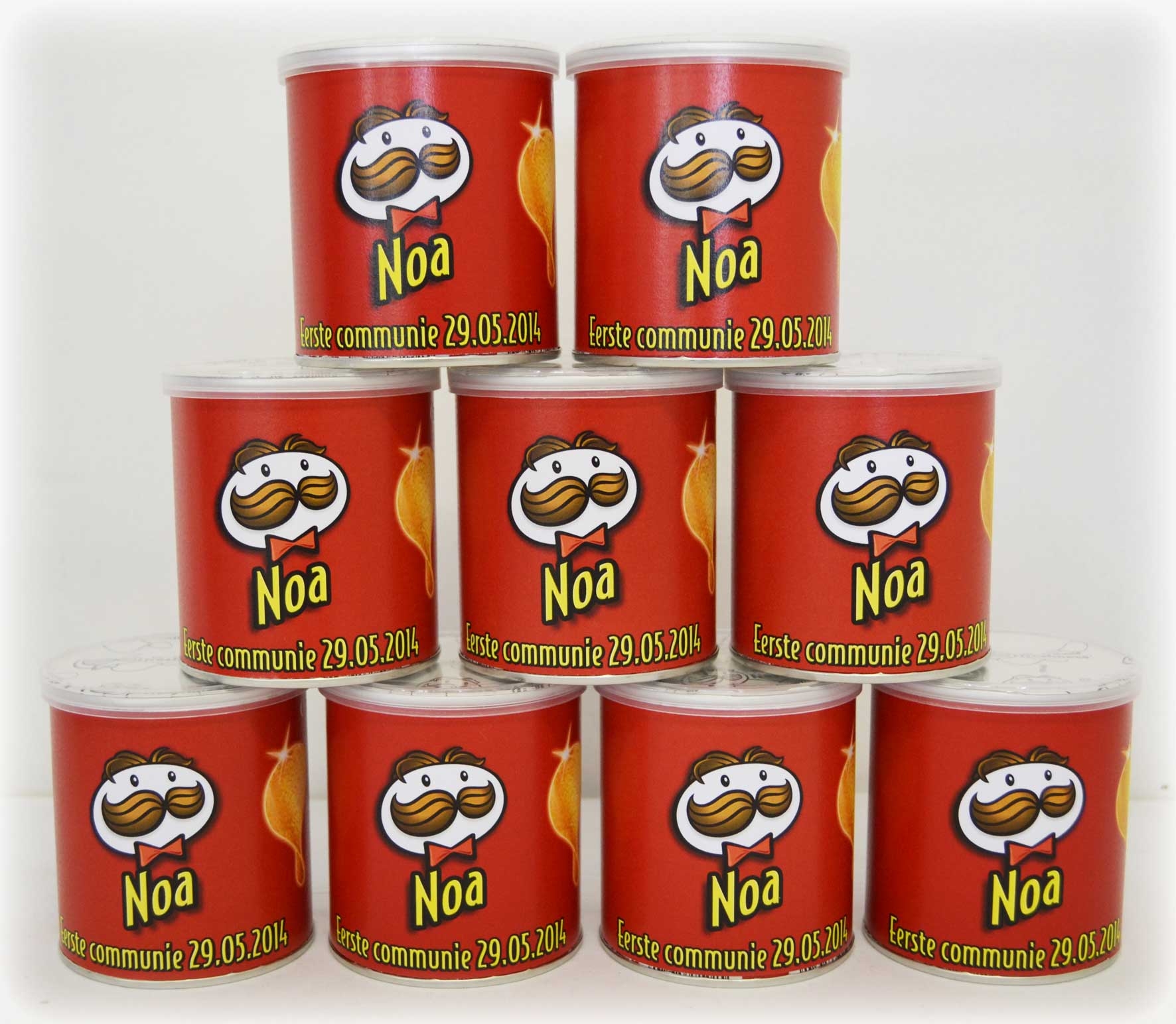 Pringles met label
