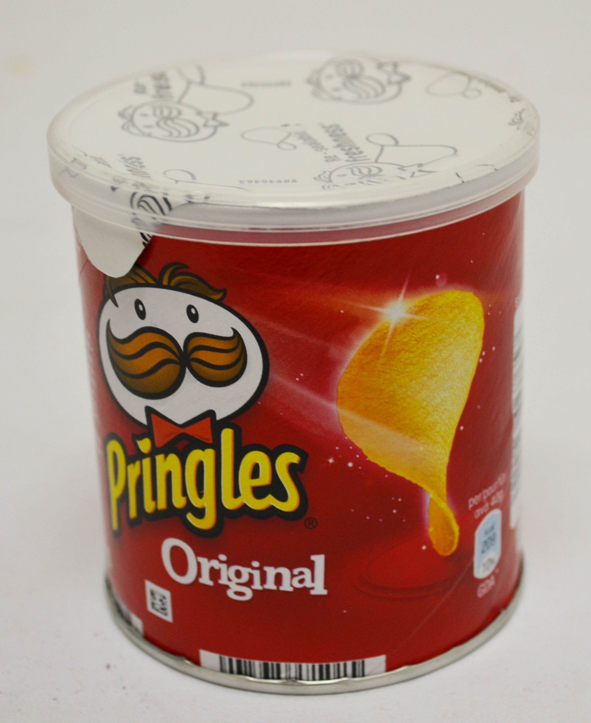 Pringles met label