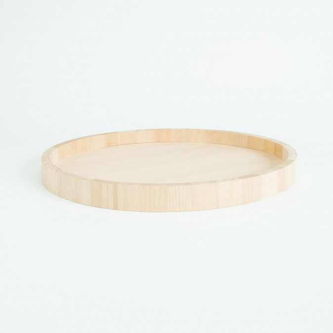 Rond Houten Dienblad