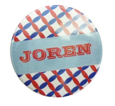 Spiegeltje button bedrukt