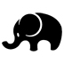 figuurtje sticker: olifant