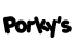 lettertype: Porky's