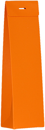 Hoog doopsuikertasje oranje