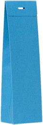 Hoog doopsuikertasje  azuurblauw