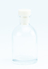 transparant flesje met naturel dopje