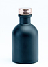 zwart flesje met rosé gouden dopje