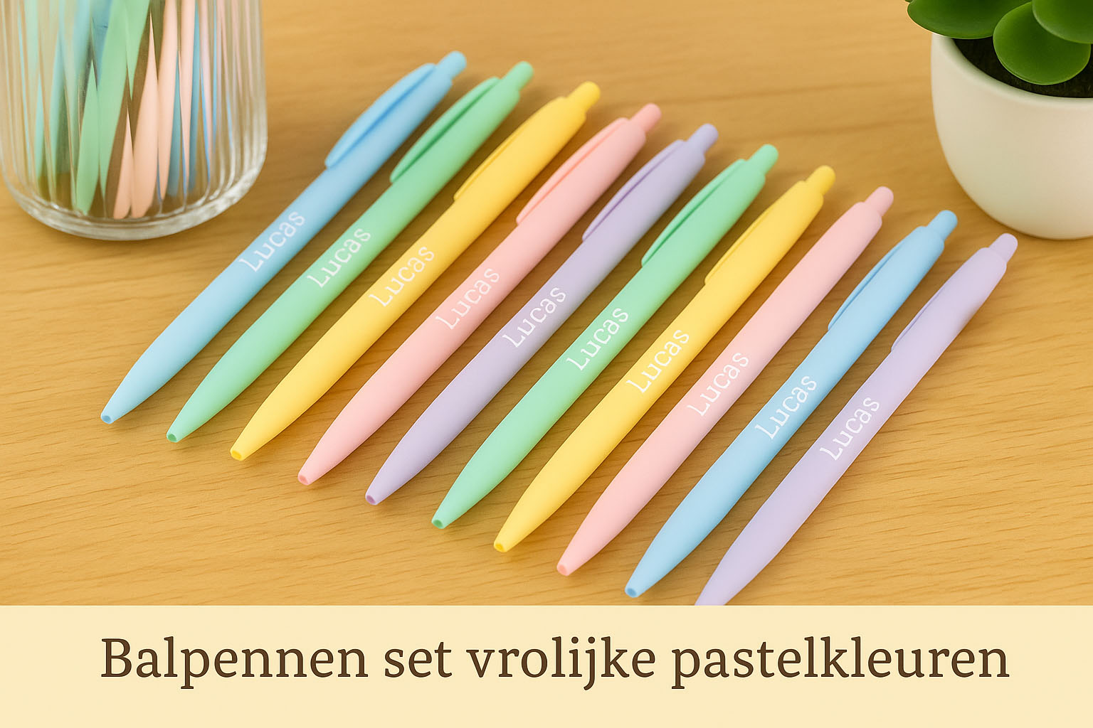 Balpennen Set Pastel